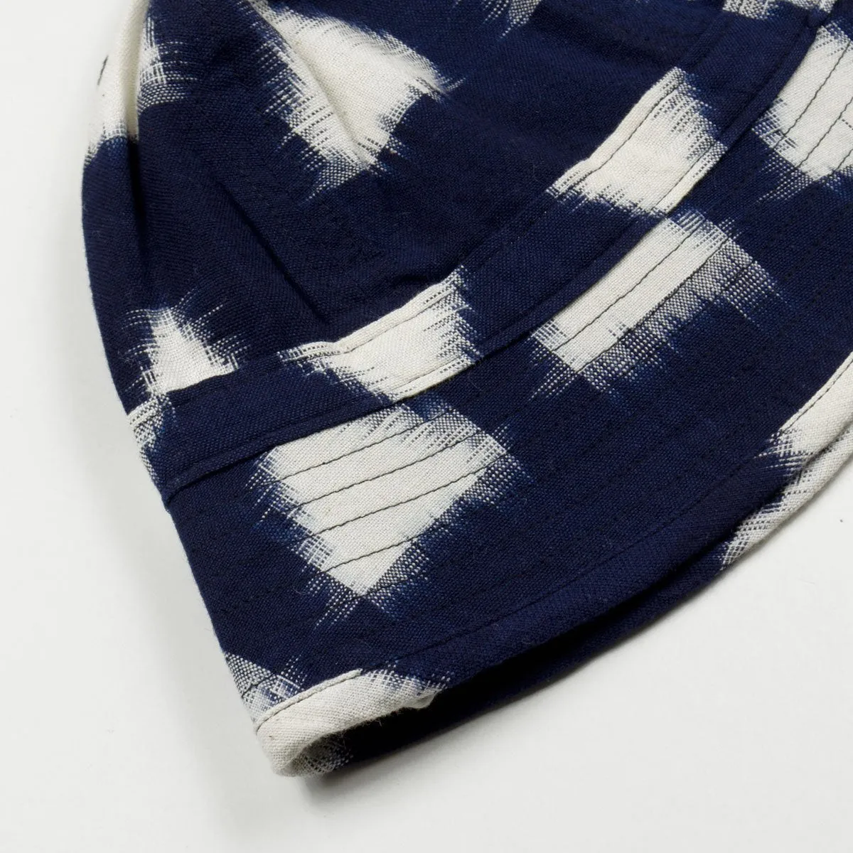 Universal Works - Naval Bucket Hat Ikat Arrow - Navy