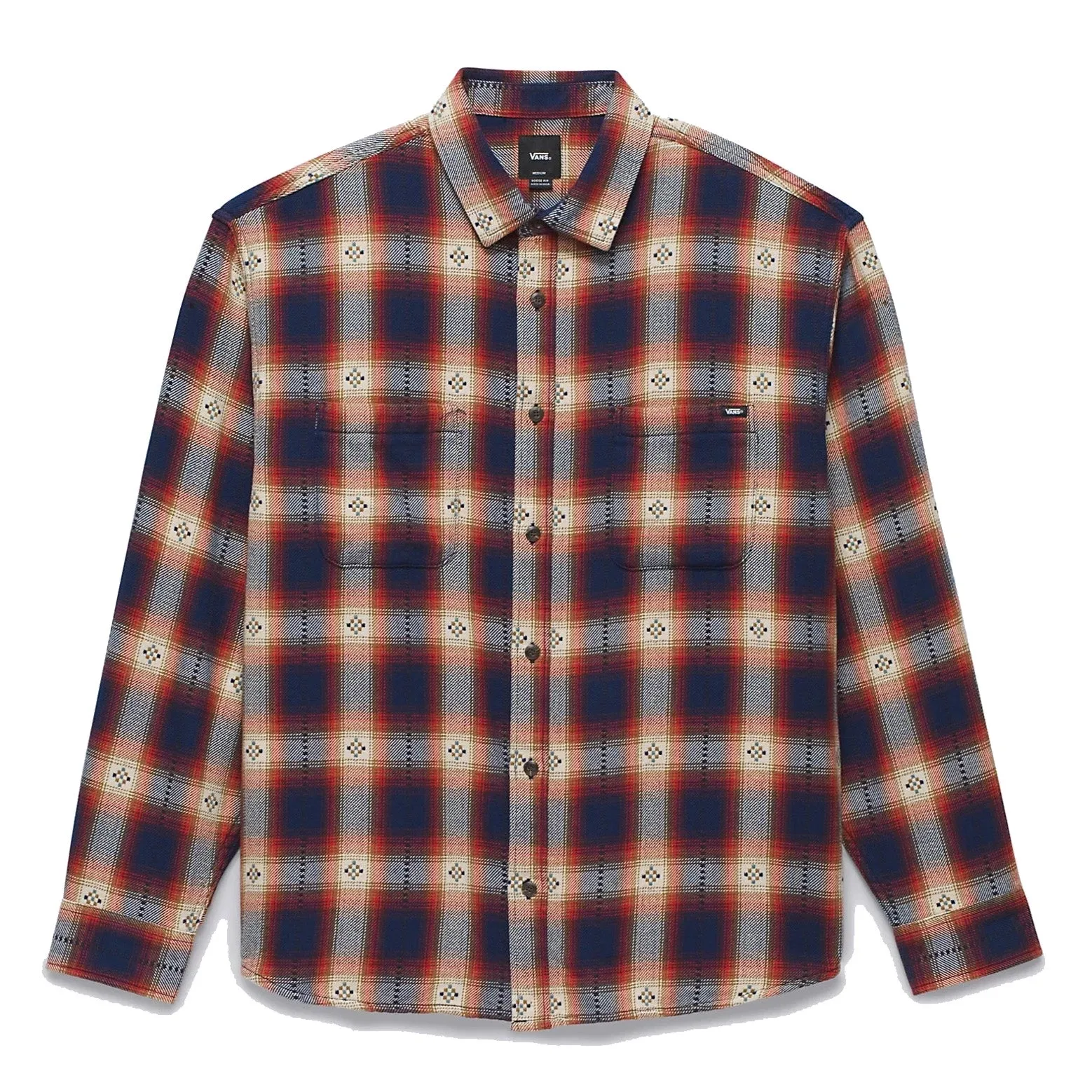 Vans Elmbrook LS Flannel Shirt - Dress Blues Chi