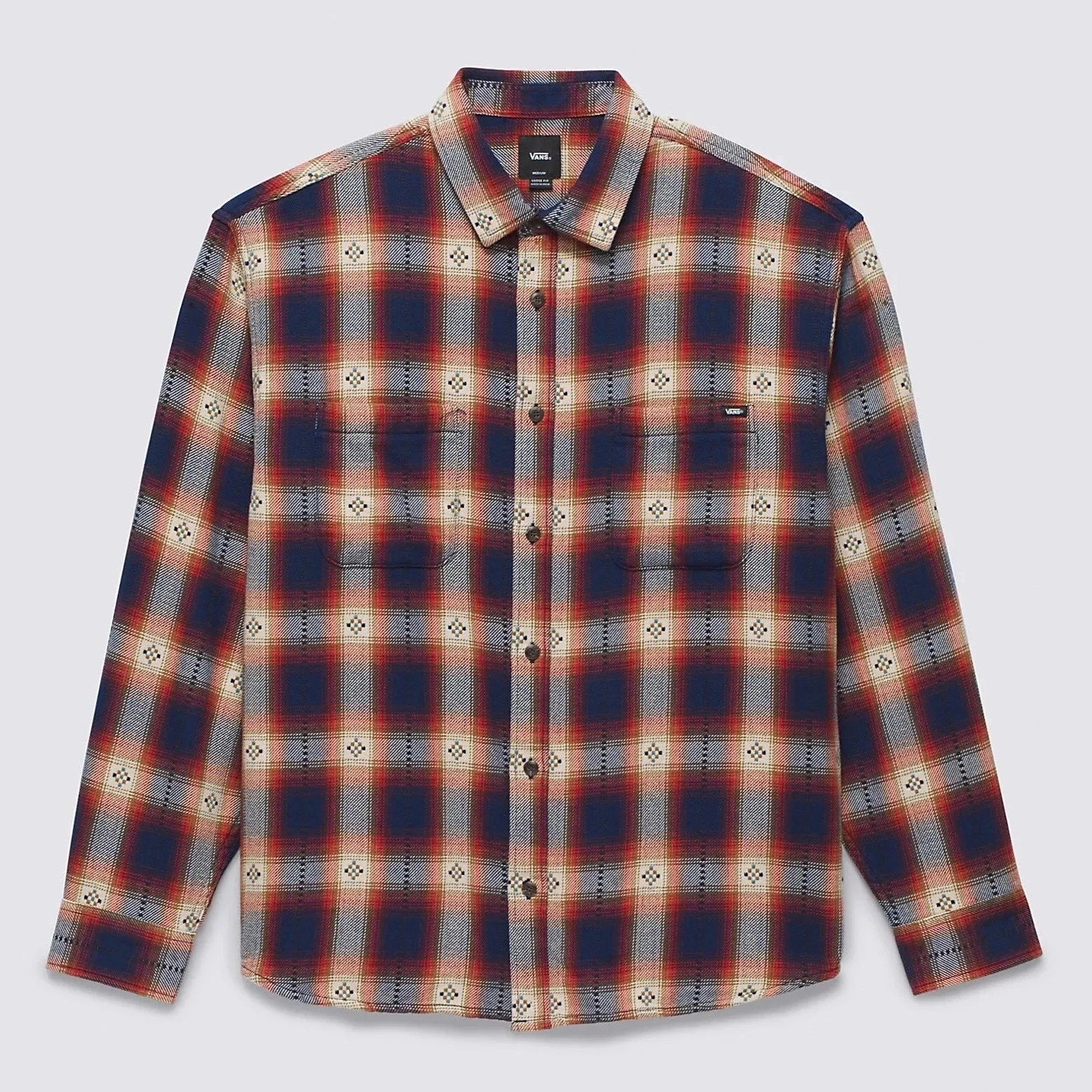 Vans Elmbrook LS Flannel Shirt - Dress Blues Chi