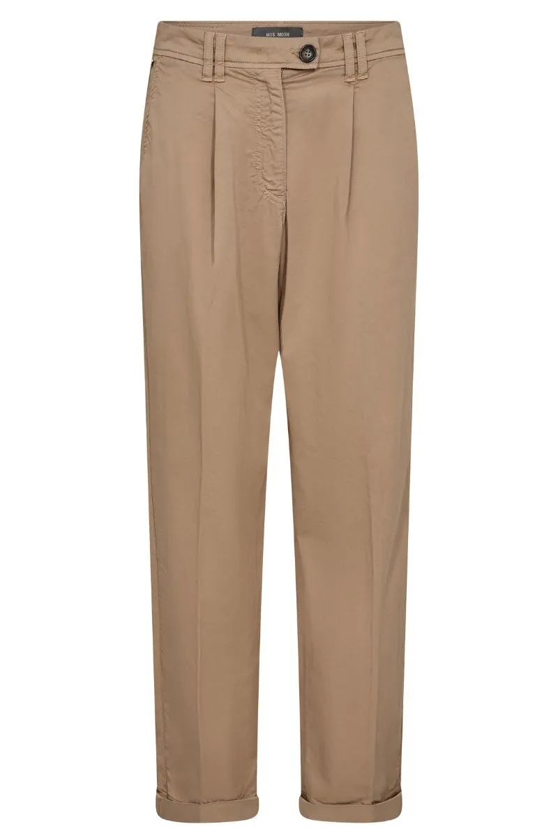 Verona Cafrin Pant | Sesame | Bukser fra Mos Mosh