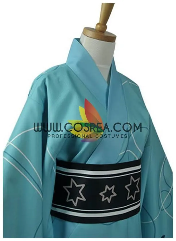 Vocaloid Project Diva Kaito Kimono Cosplay Costume