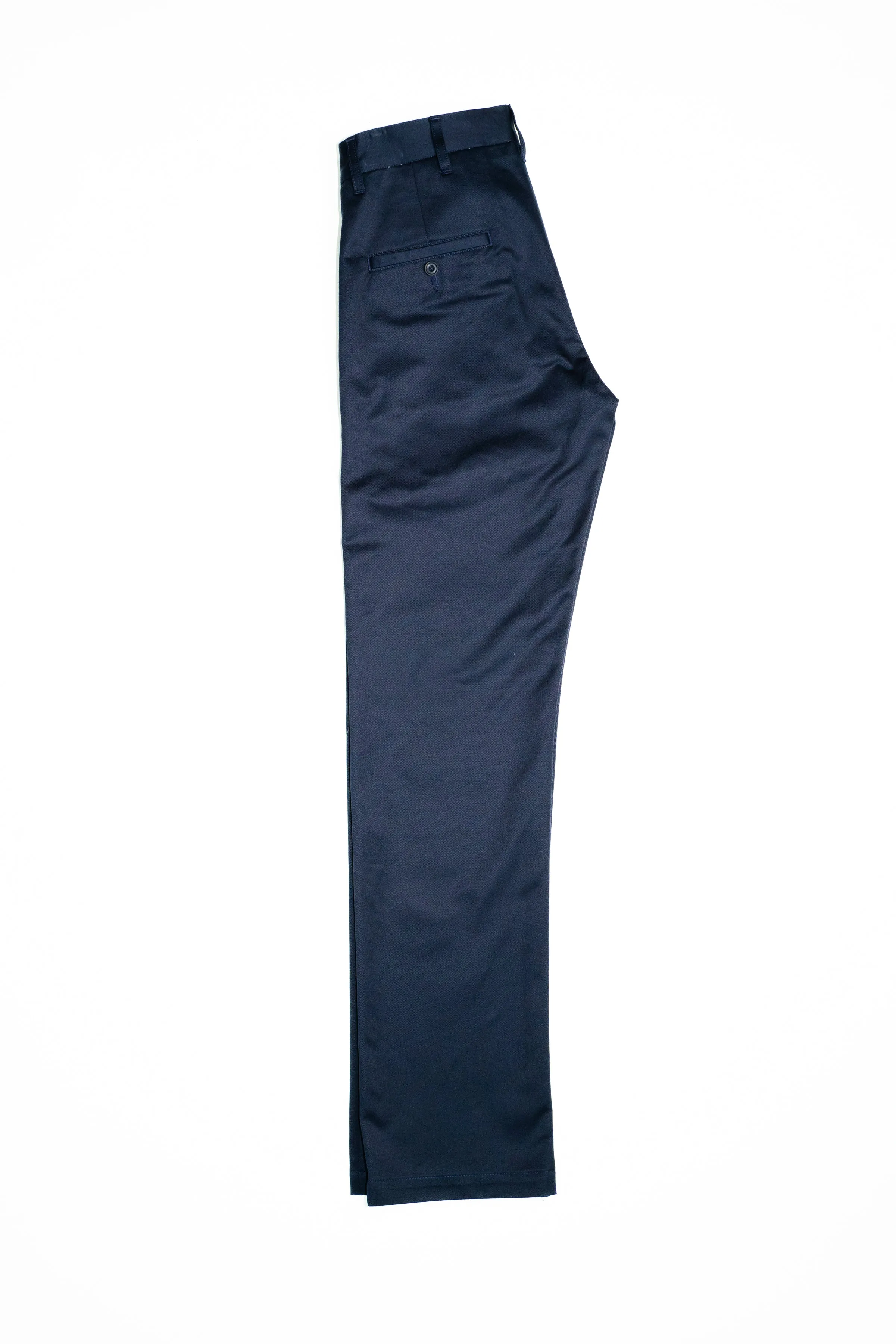 W12 Regular Straight Navy Japanese Twill Mens Chinos