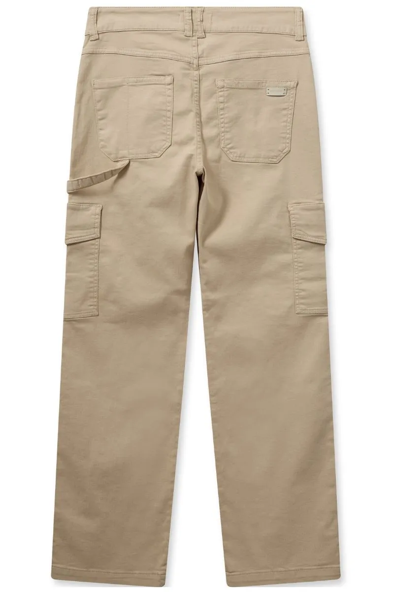 Weneta Molle Cargo Pant | Cement | Bukser fra Mos mosh