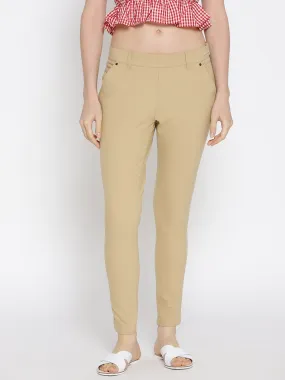 Women Solid Slim Fit Chinos