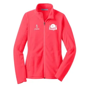 Women’s BowlFit Heather D’Errico Microfleece Full Zip Pullover Hot Coral