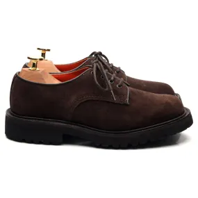 Women's 'Linda' Dark Brown Suede Derby UK 3