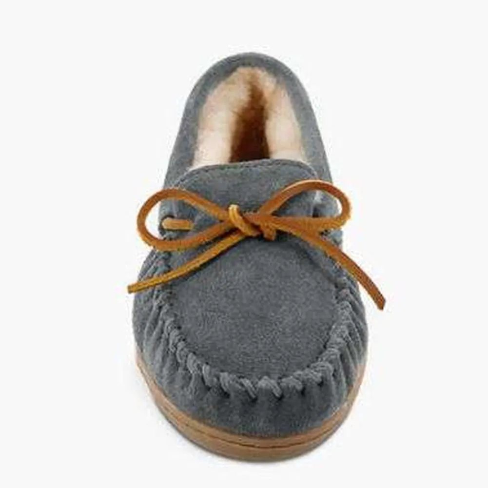 Women's Sheepskin Hardsole Moc - Wide - 3345W