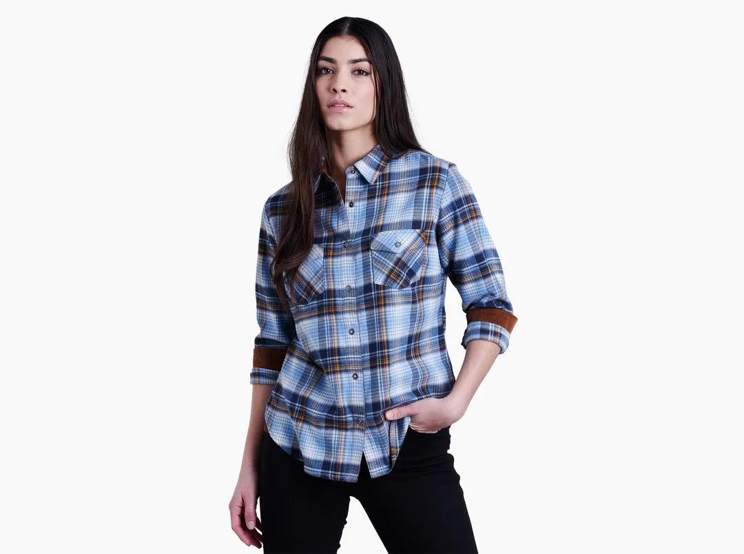 Women's Tess Flannel - Big Sky Blue