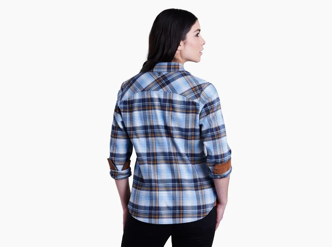 Women's Tess Flannel - Big Sky Blue