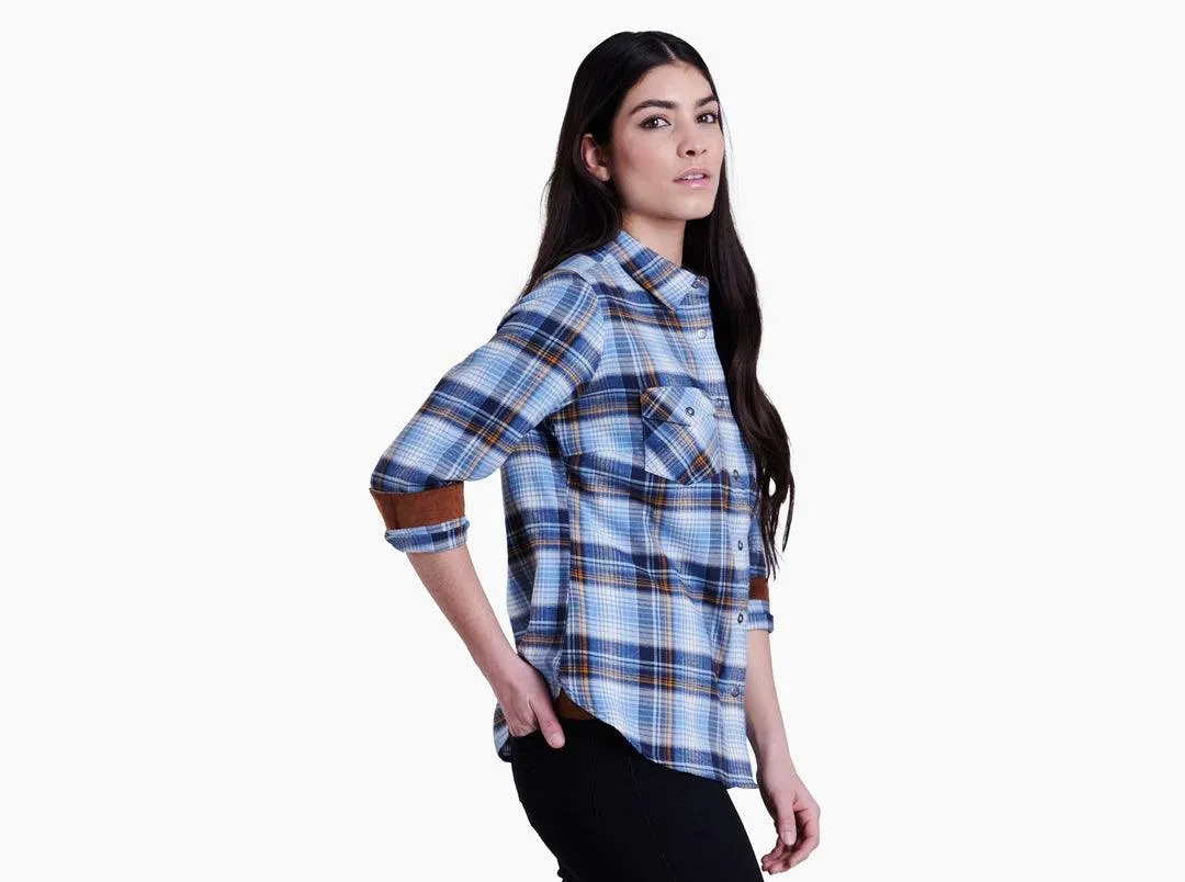 Women's Tess Flannel - Big Sky Blue