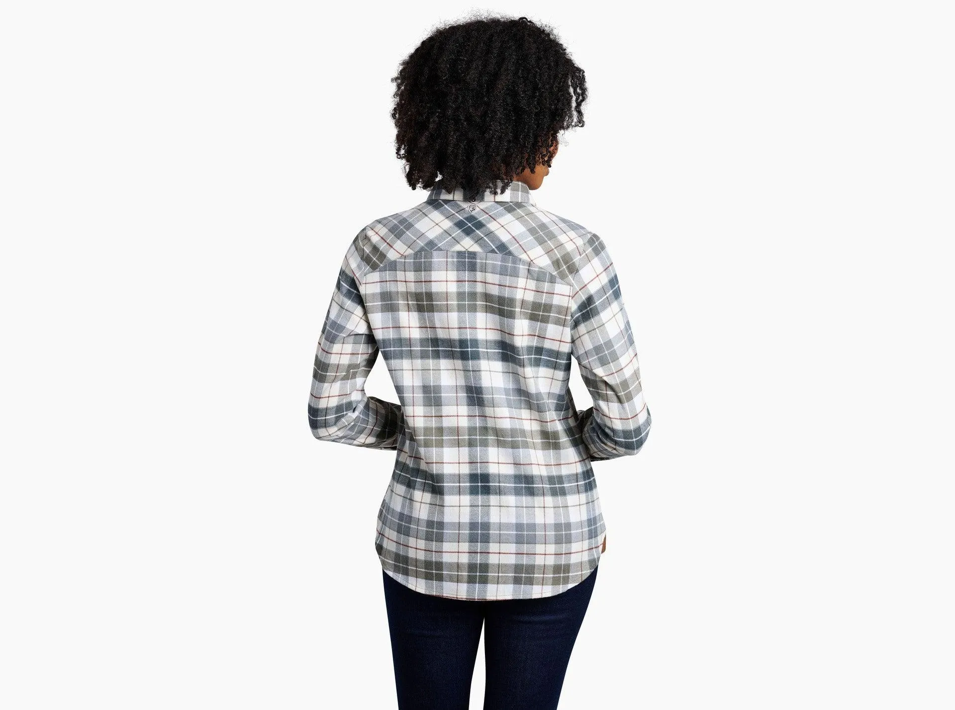 Women's Tess Flannel  Long Sleeve - Sage