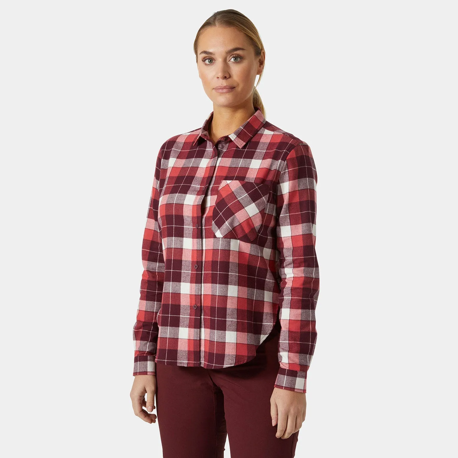 Women's Lokka Organic Flannel Long Sleeve Shirt