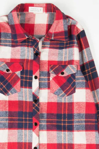 Women's Red & Navy Flannel 3157