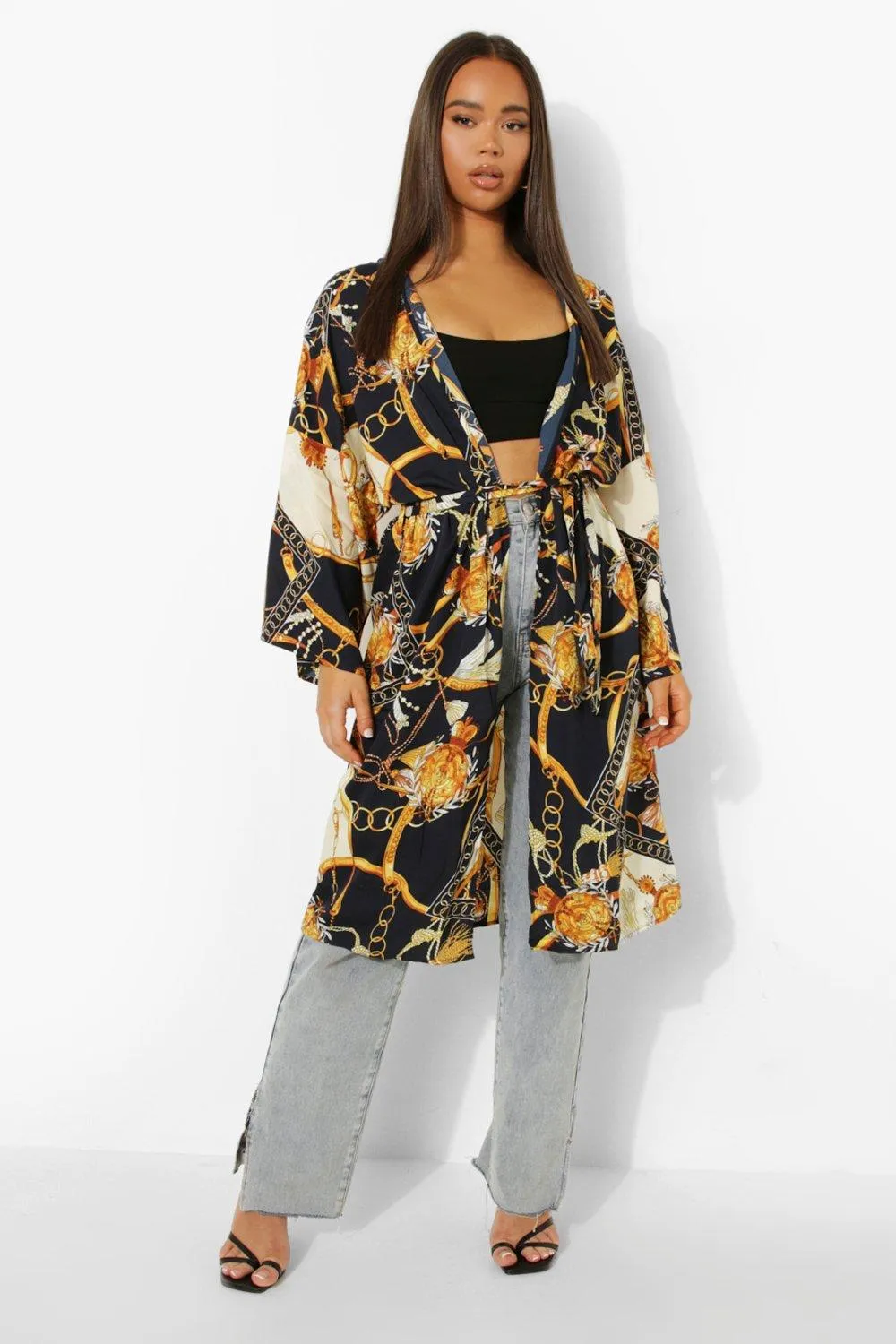 Woven Paisley Kimono