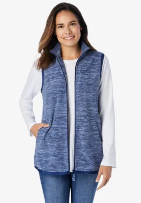 Zip-Front Microfleece Vest