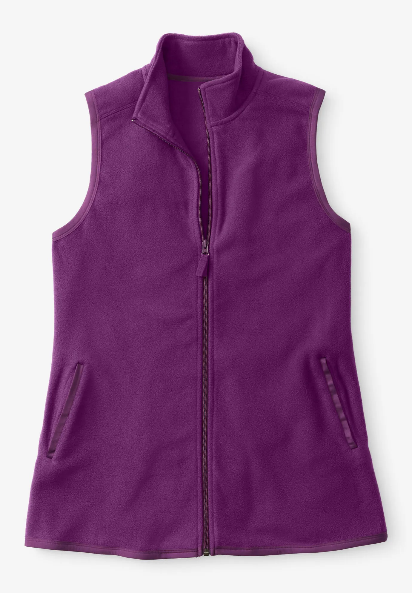 Zip-Front Microfleece Vest